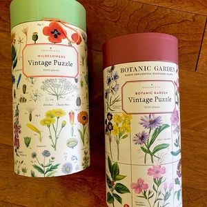 Vintage Flower Puzzles by Cavallini & Co